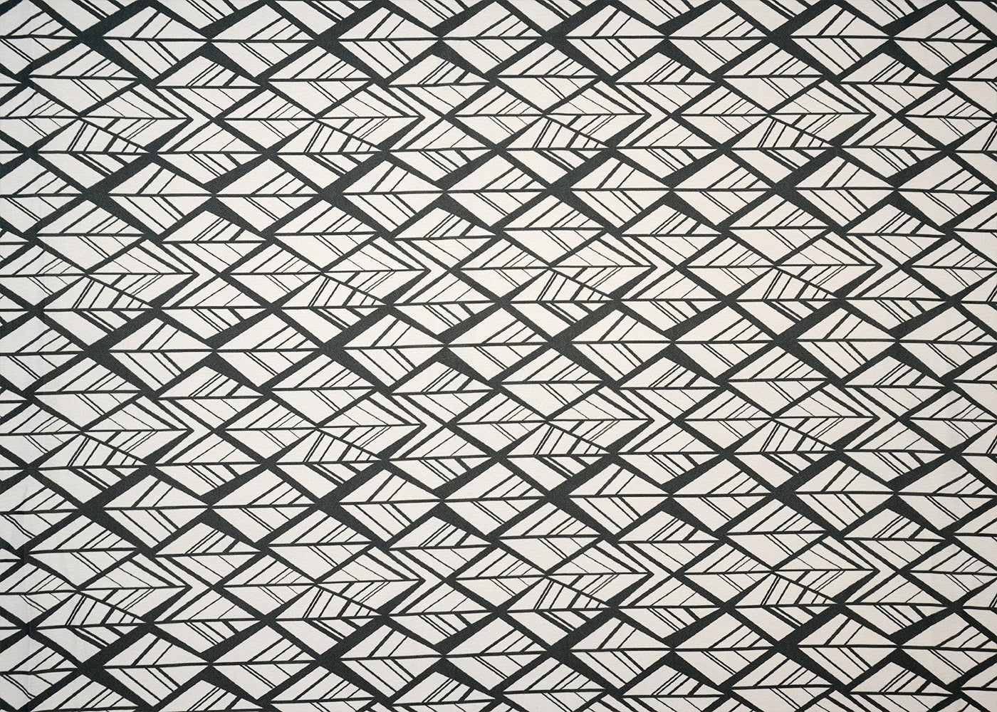 Grey Moss Crepe Fabric with Allover Abstract Pattern 14515