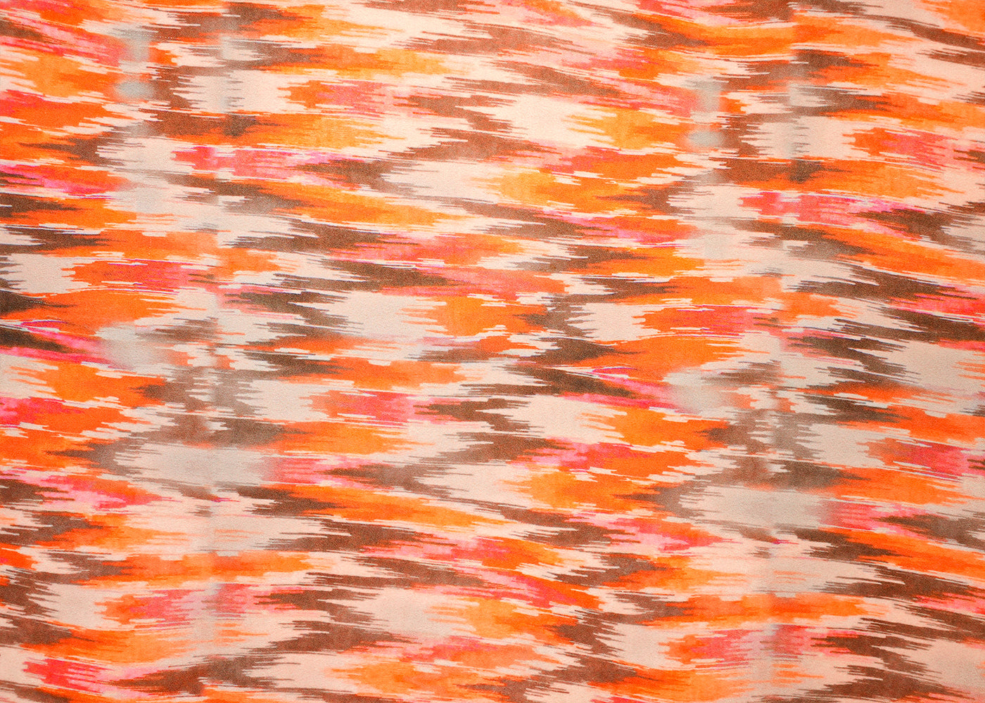 Multi-Color Moss Crepe Fabric with Allover Abstract Pattern 14516