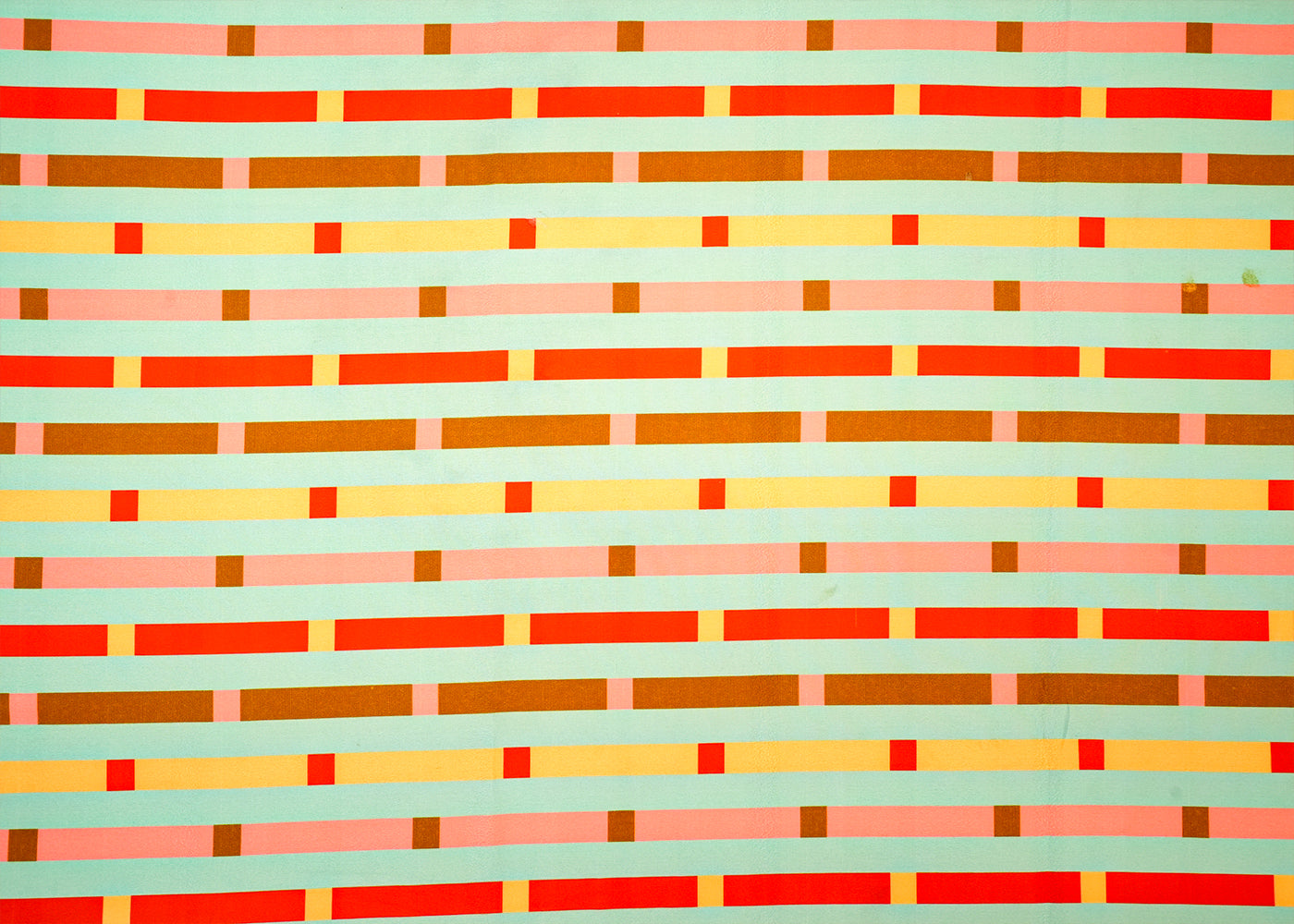 Mint Green Crepe Fabric with Allover Geometric Pattern 14532