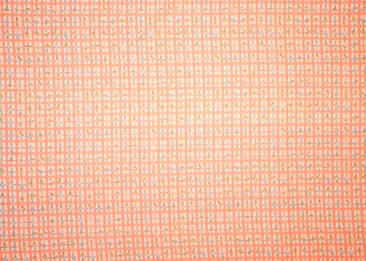 Light Pink Crepe Fabric with Allover Self Print 14598