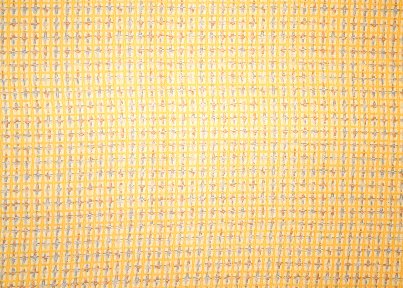 Light Yellow Crepe Fabric with Allover Self Print 14600