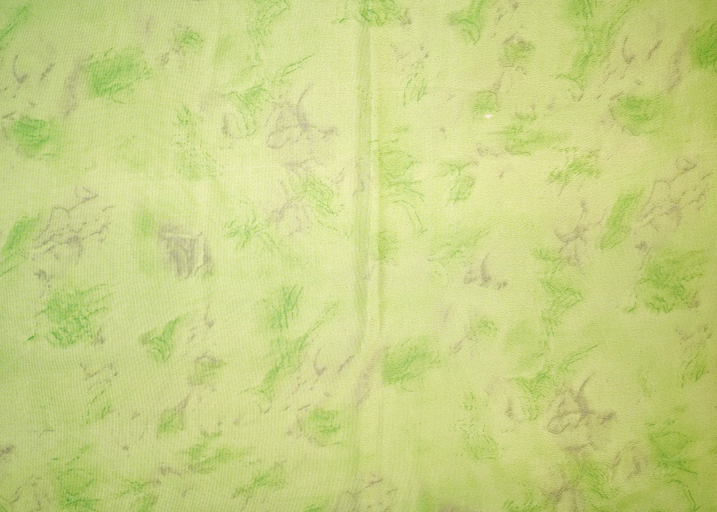 Sea Green Crepe Fabric with Allover Self Print 14602