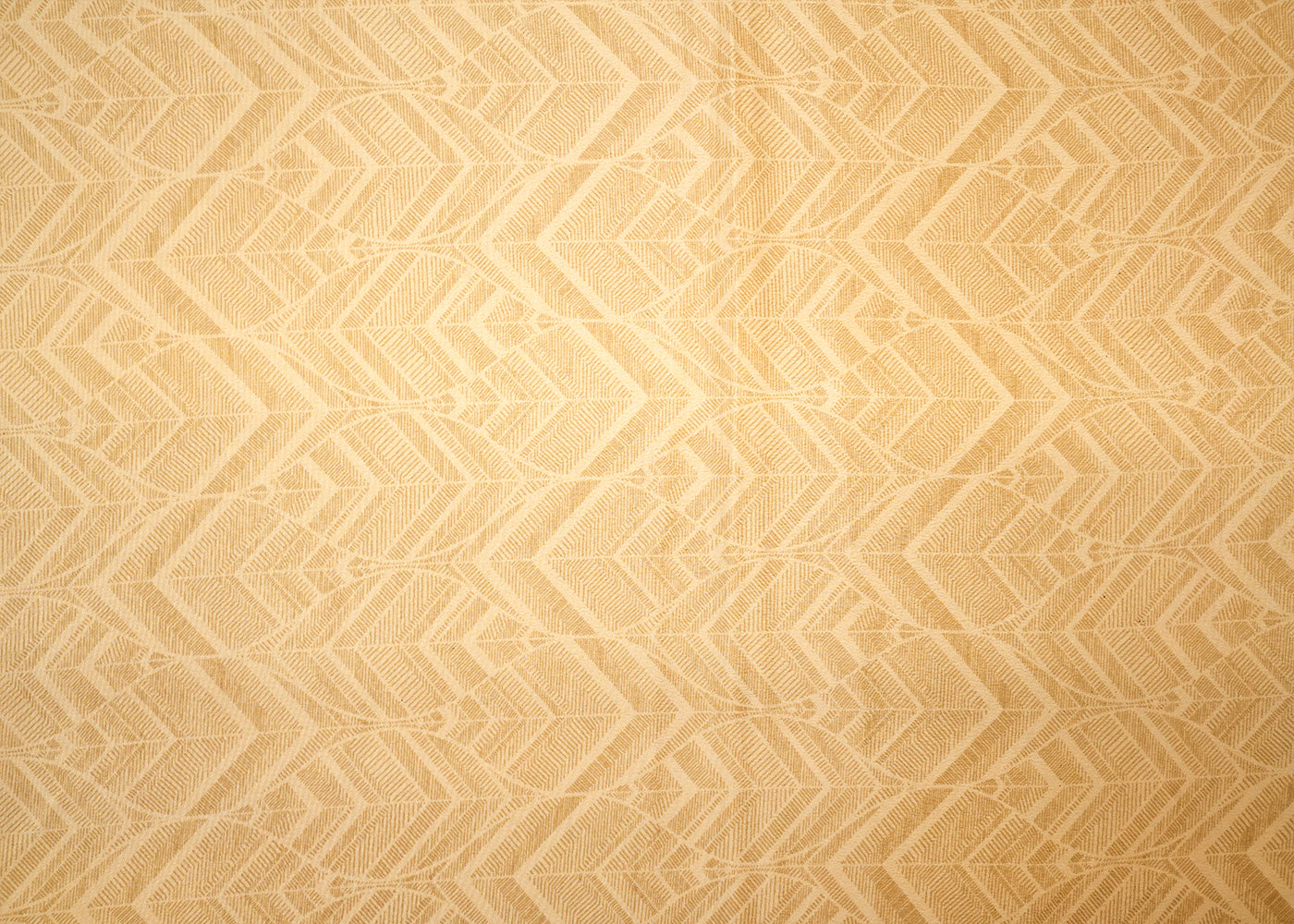 Cream Crepe Fabric with Allover Self Print 14606