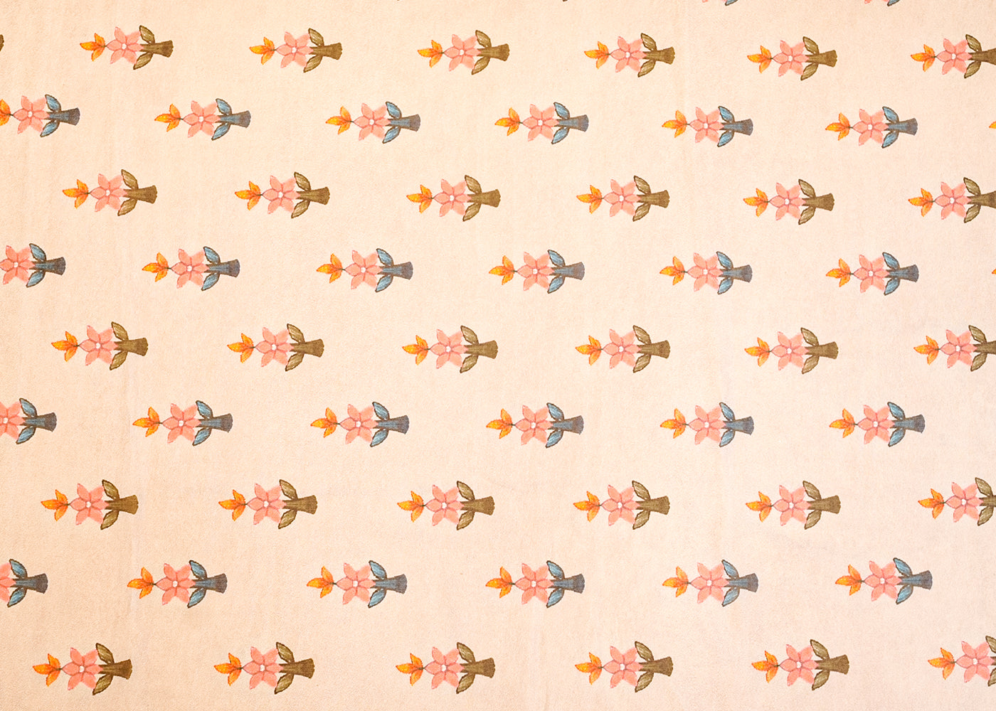 Grey Organza Fabric with All Over Abstract Print 14652