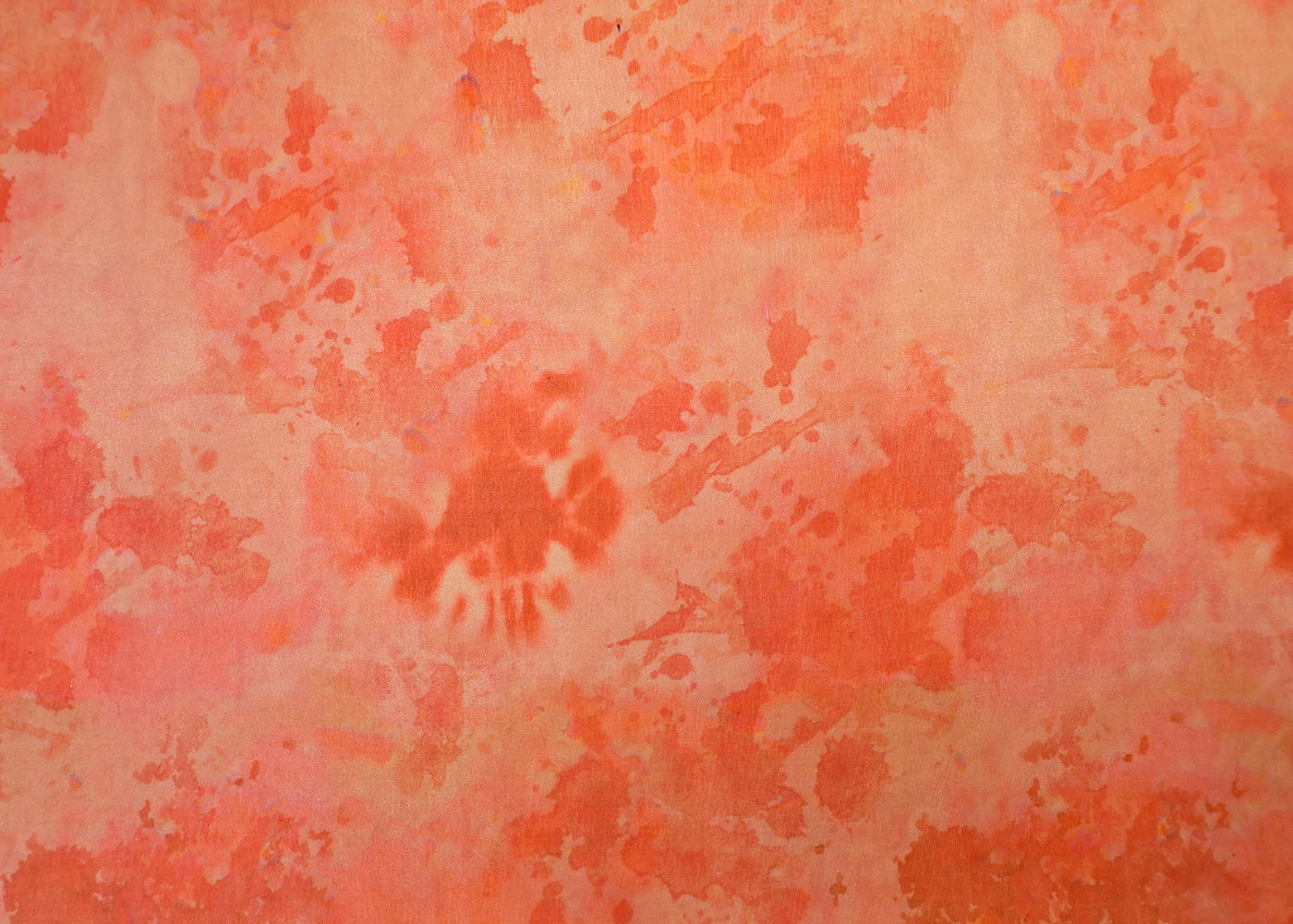 Maroon Organza Fabric with All Over Abstract Print 14676