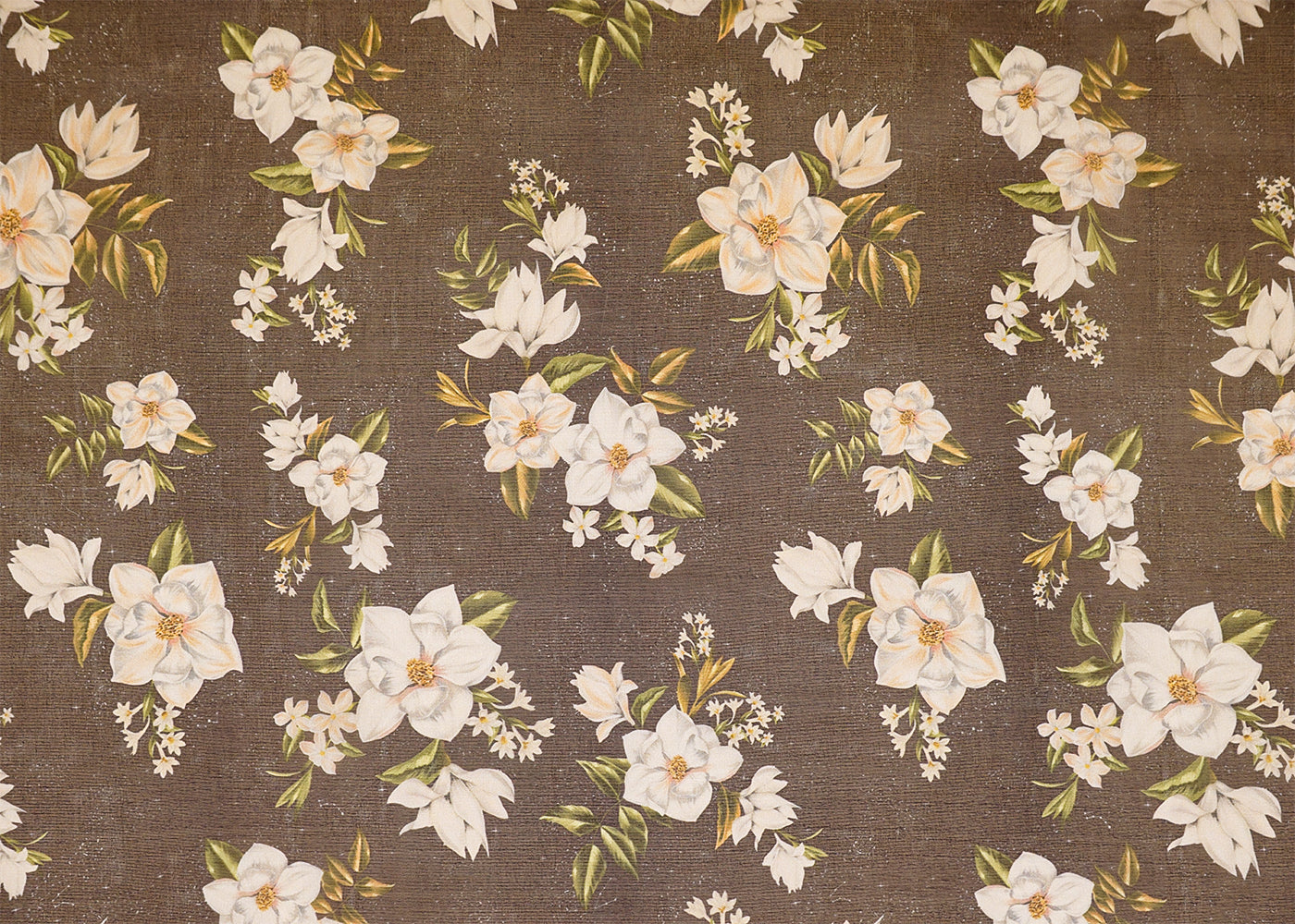 Blue Organza Fabric with All Over Floral Print 14680