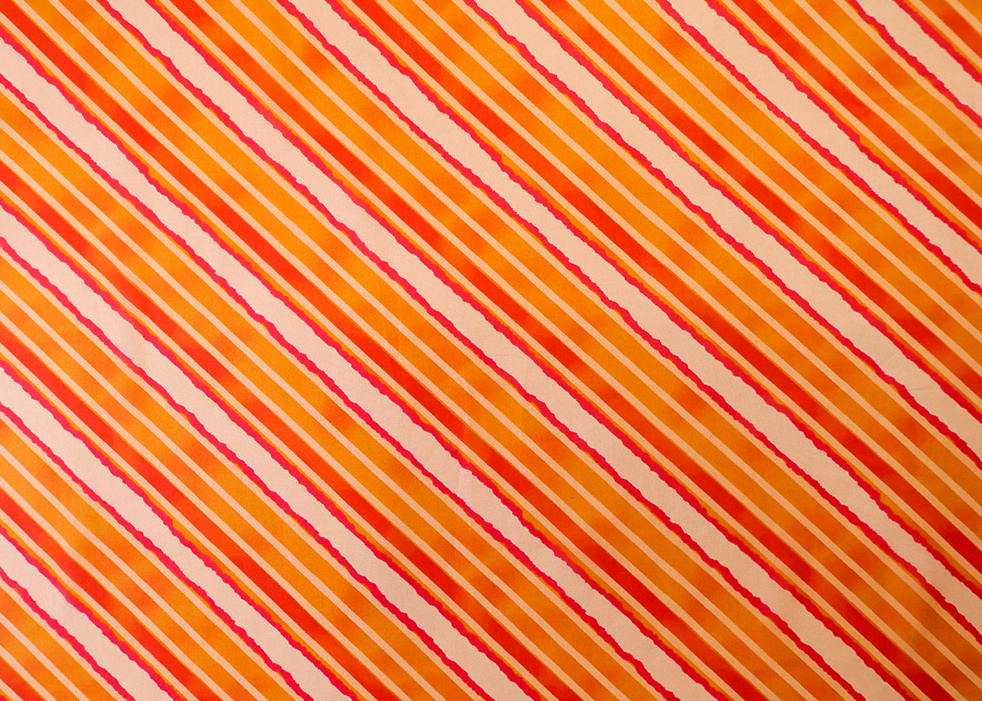 Mustard Organza Fabric with All Over Geometric Print 14741