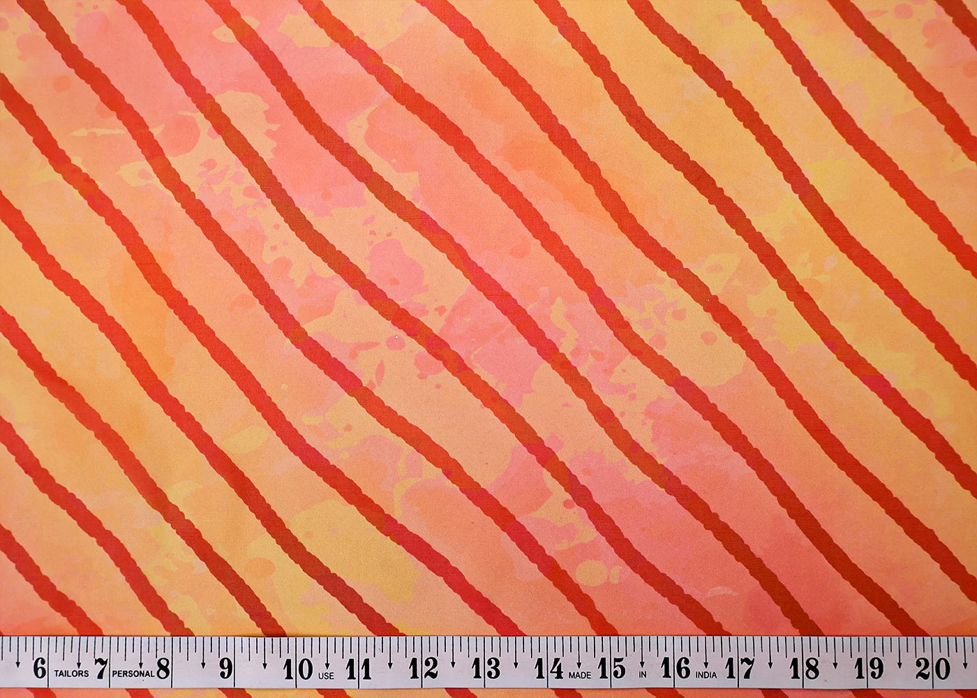 Multi-Colour Organza Fabric with All Over Geometric Print 14791