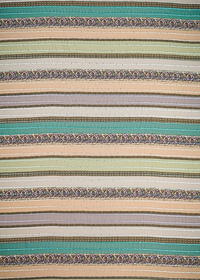 Multi-Color Georgette Fabric With All Over Traditional Print 14942