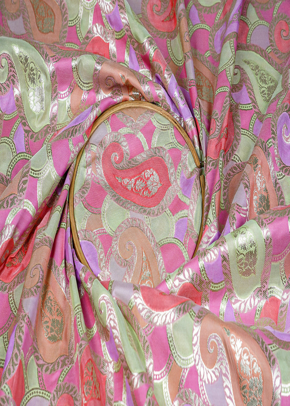 pista-green-banarasi-brocade-fabric-with-all-over-golden-zari-handloom-16335-close-view