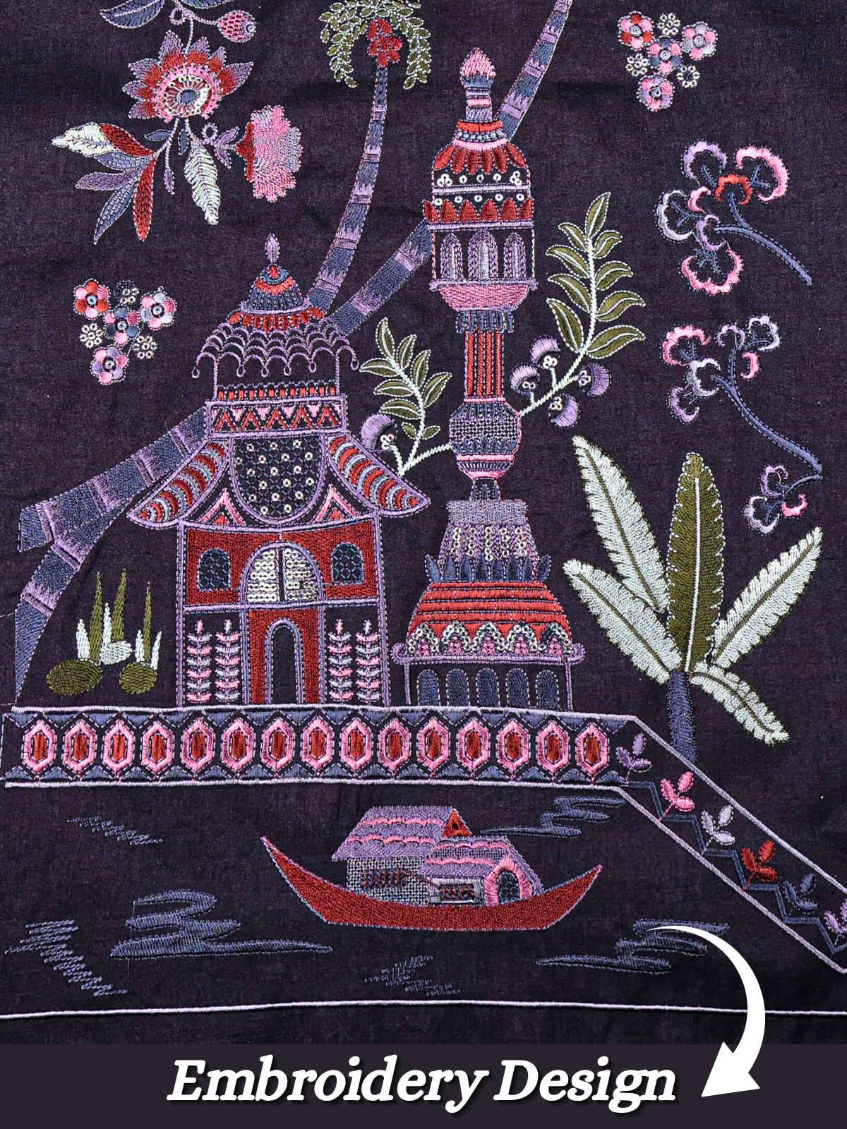 The Riwaayat – Unstitched Black Nehru Jacket Fabric for Men 16806