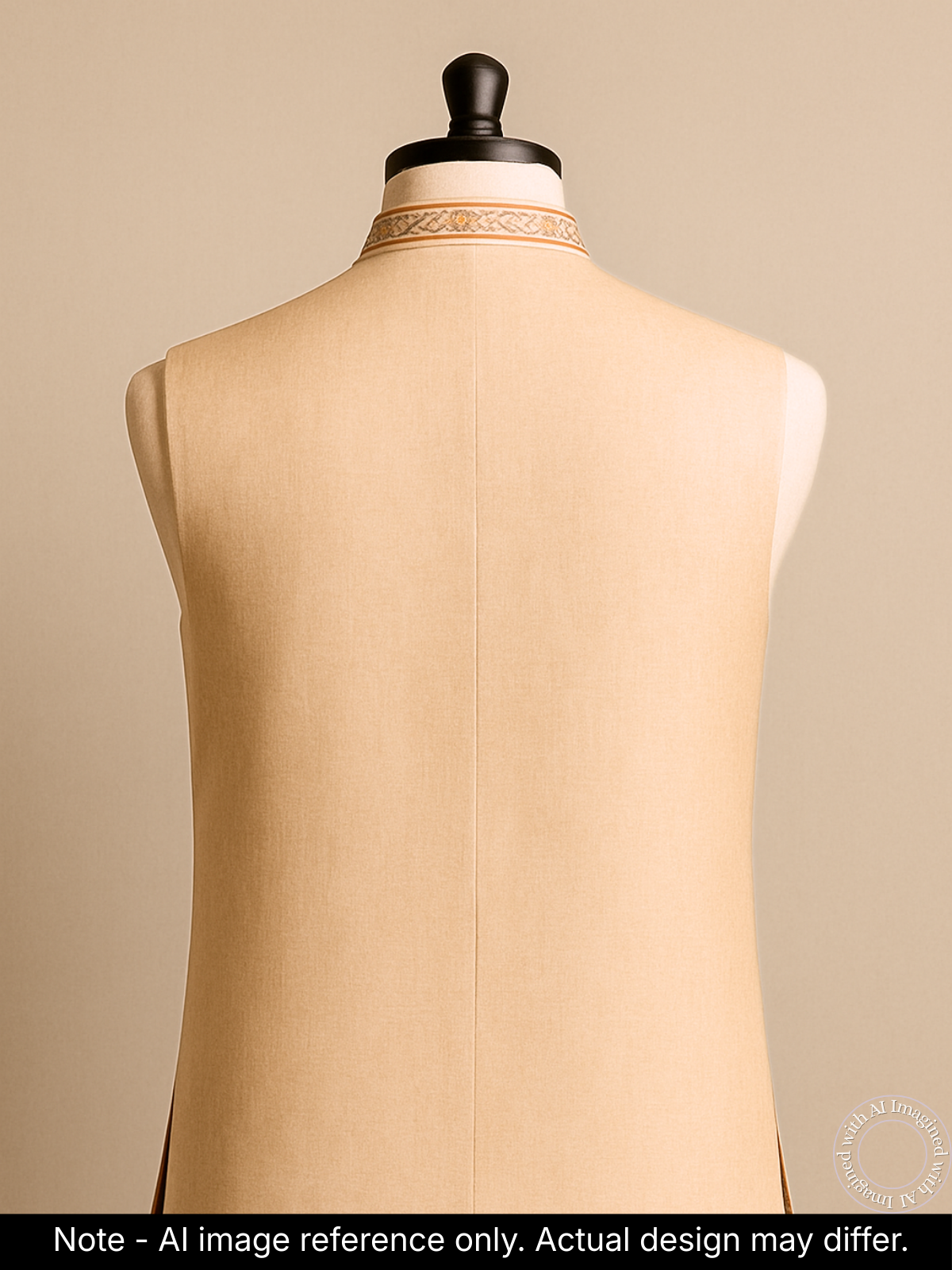 The Riwaayat – Unstitched Dusty Brown Nehru Jacket Fabric for Men 16809