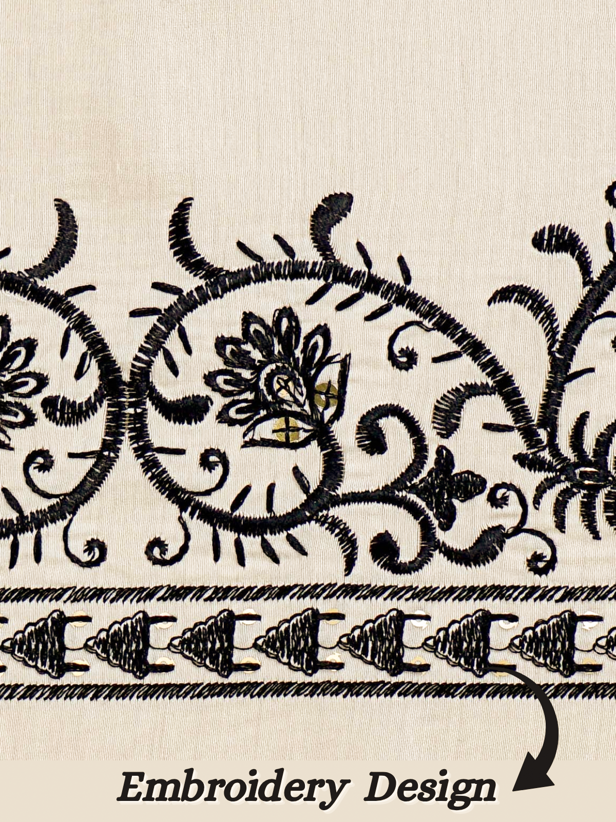 The Kohinoor – Unstitched Off White Kurta Fabric for Men 16824