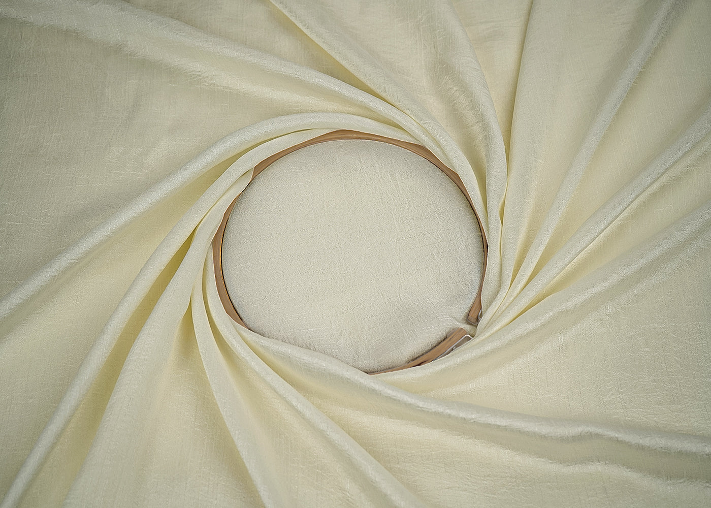 Ivory Colored Nysa Silk Fabric 16857(102)