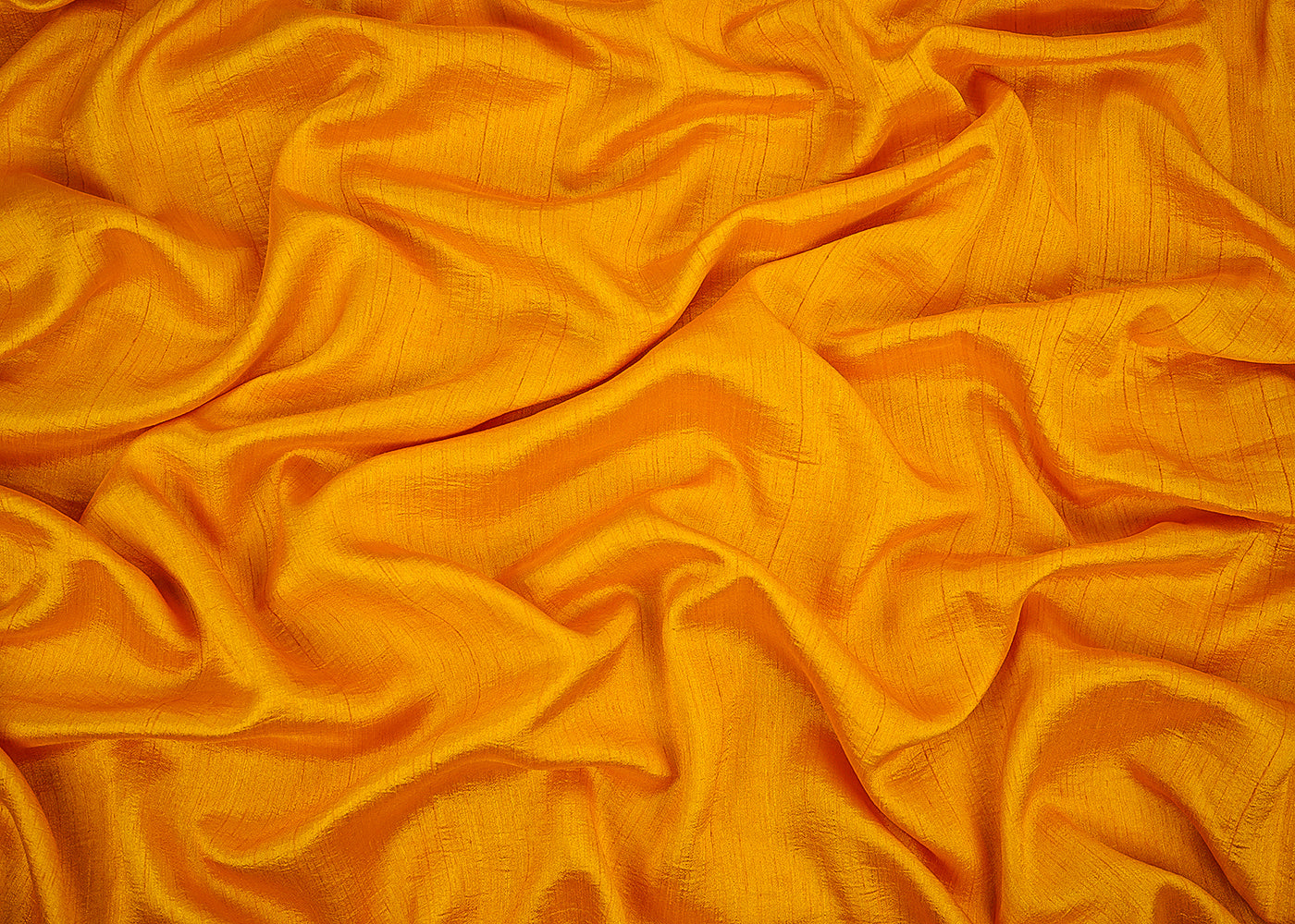 Mustard Colored Nysa Silk Fabric 16857(103)