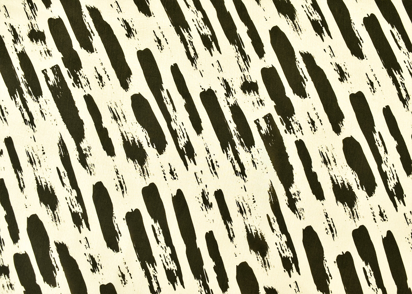 Black & White Georgette Satin Fabric with All Over black Abstract Print 17101