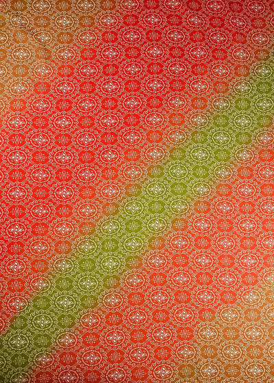 Multi-Color Georgette Fabric With All Over Bandhani Print 17133