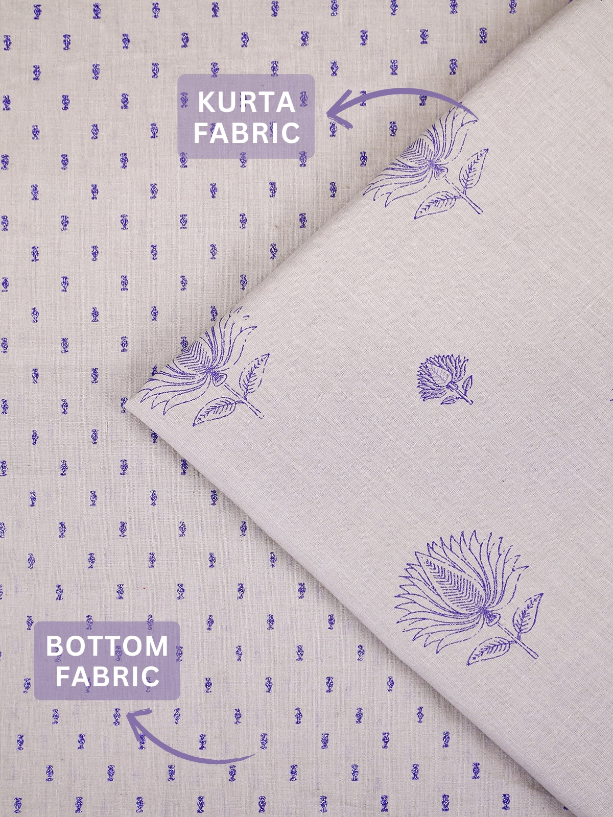 RUHANI X Cotton Printed Suit Set 17401