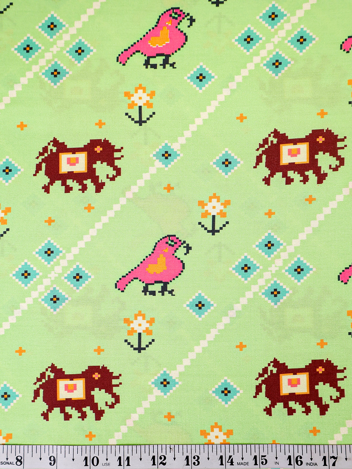 RUHANI X Cotton Silk Printed Suit Set 17407