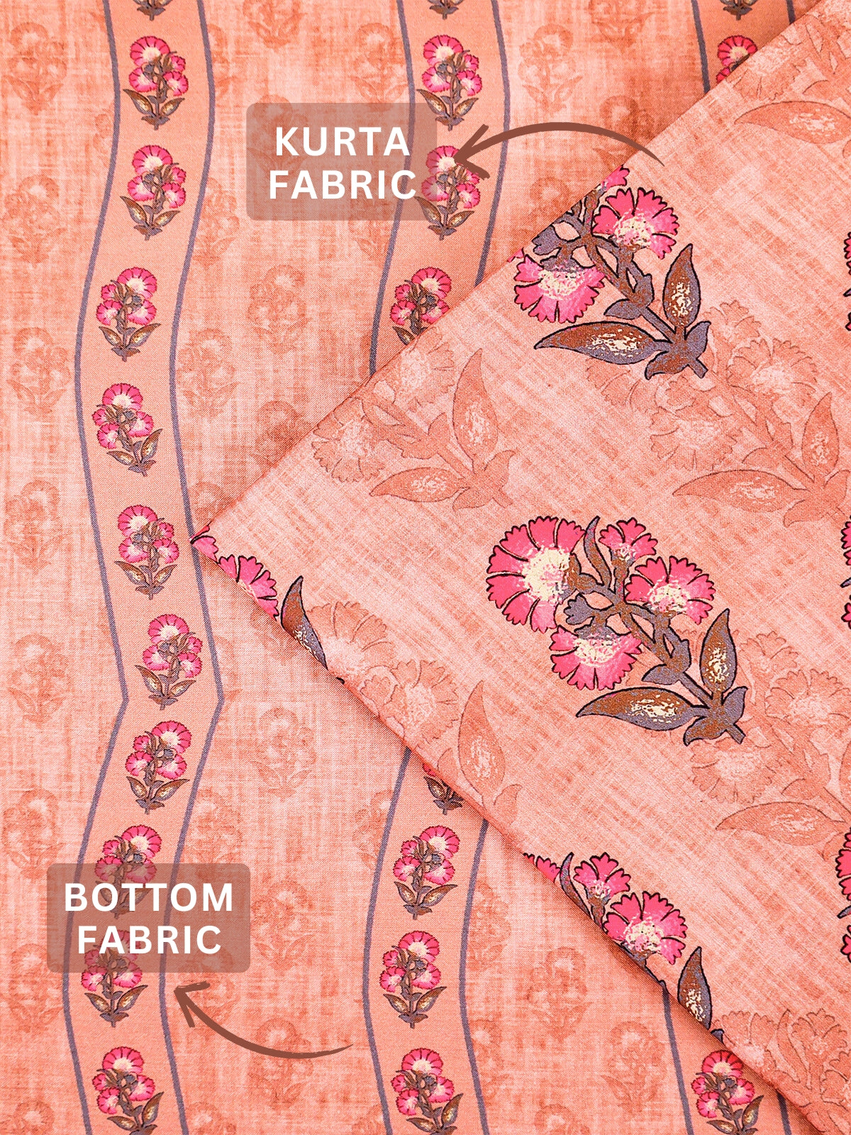 RUHANI X Cotton Silk Printed Suit Set 17408