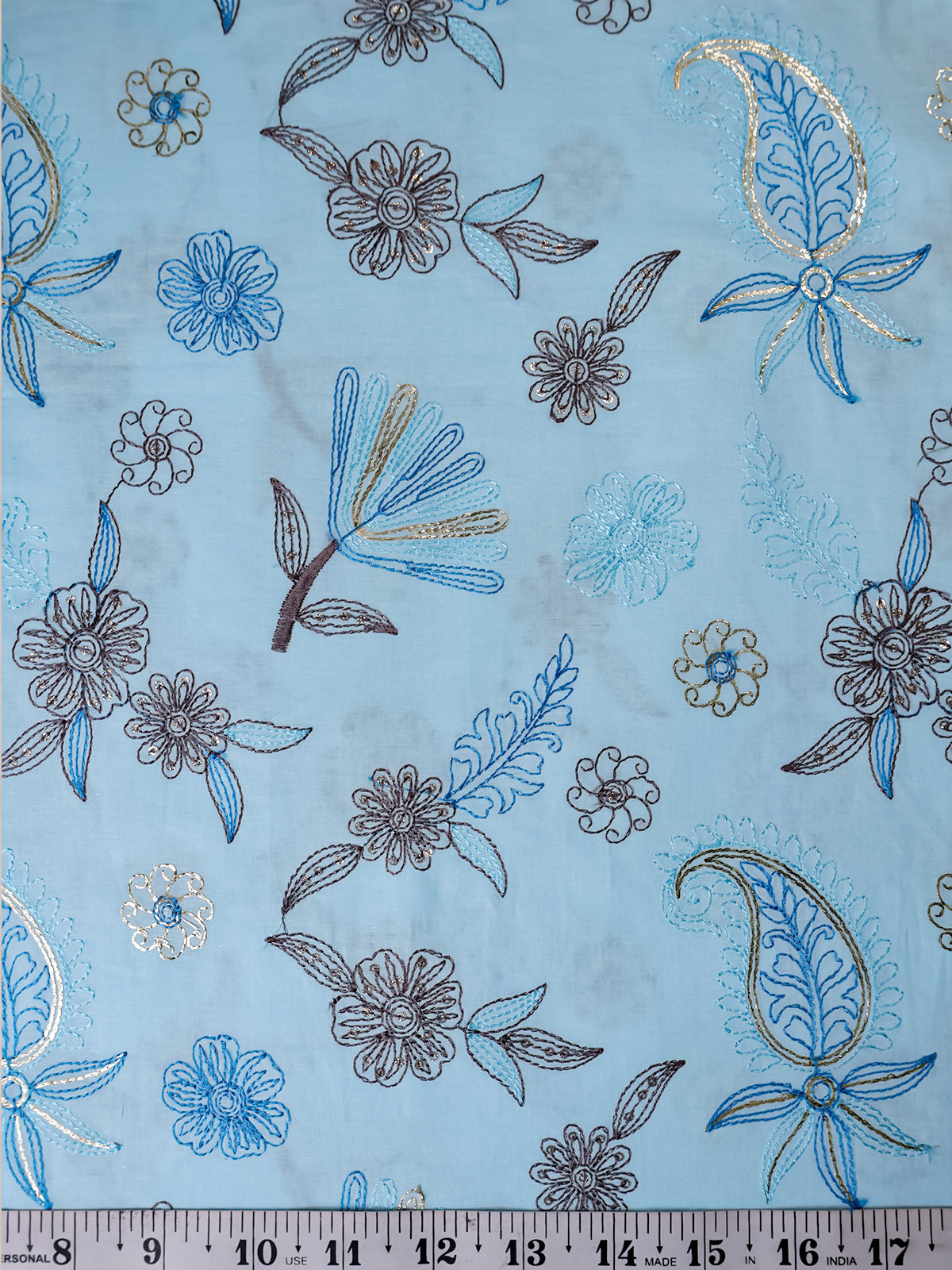 RUHANI X Cotton Embroidered Suit Set 17409