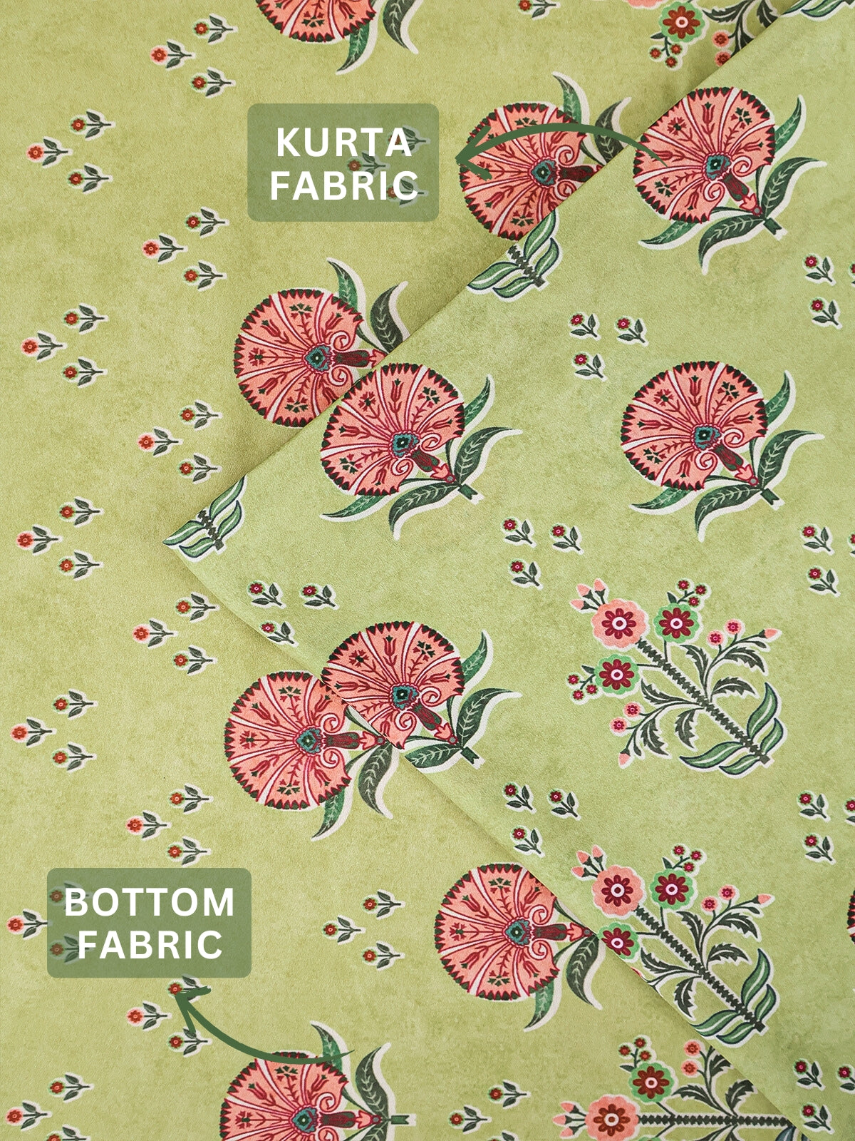 RUHANI X Crepe Printed Suit Set 17411