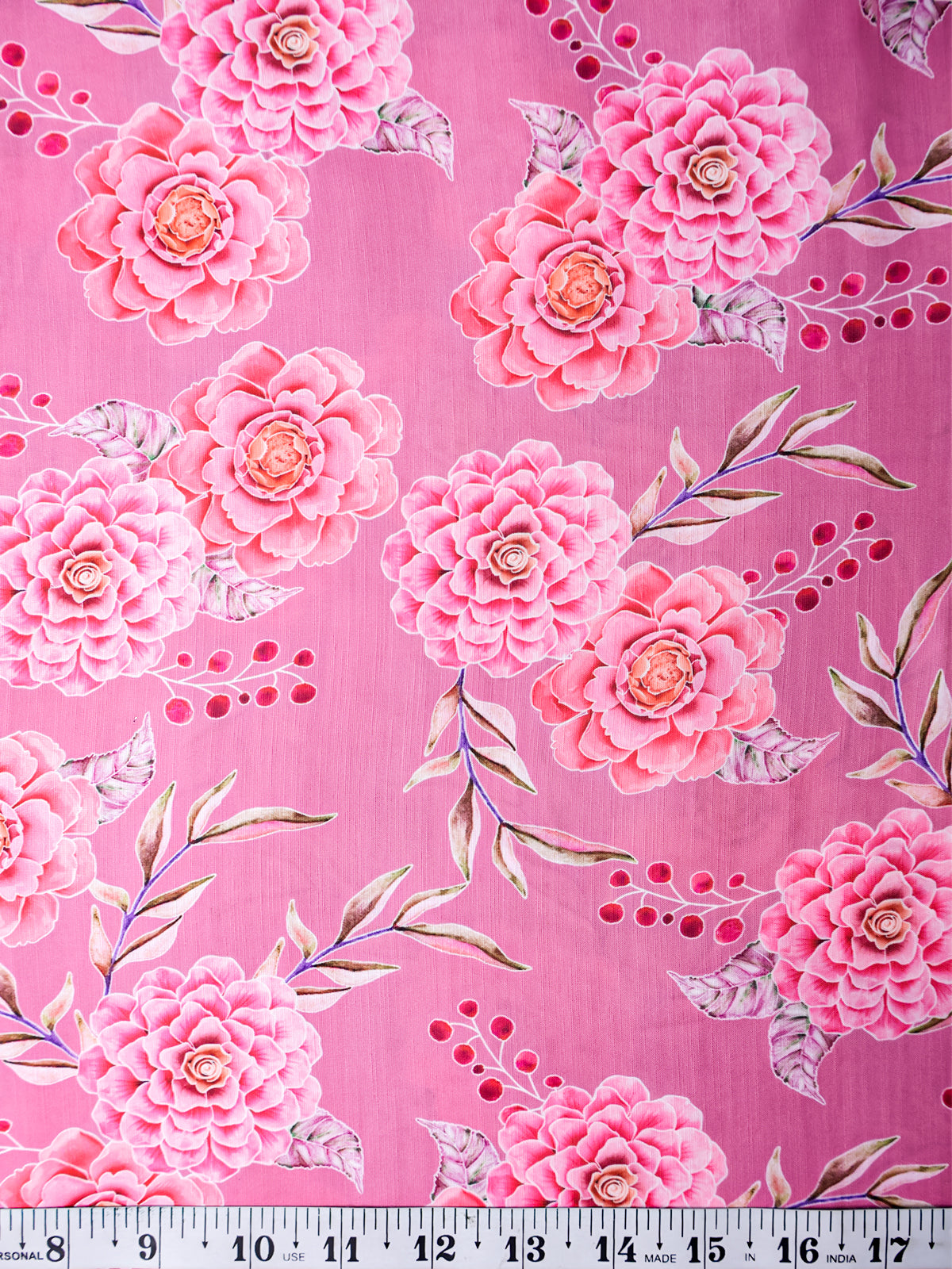 RUHANI X Linen Satin Printed Suit Set 17414