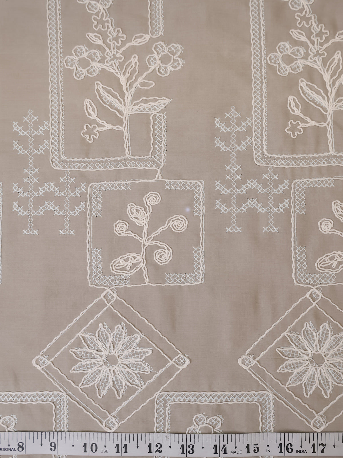 RUHANI X Cotton Embroidered Suit Set 17417