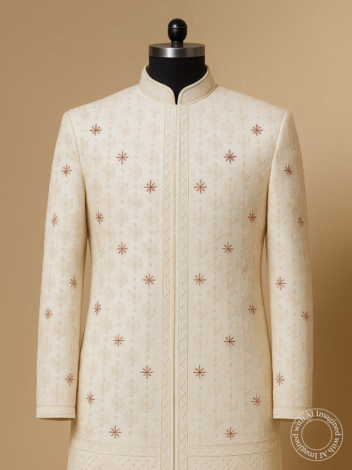 The Virasat – Unstitched White Regal Menswear Fabric 17811