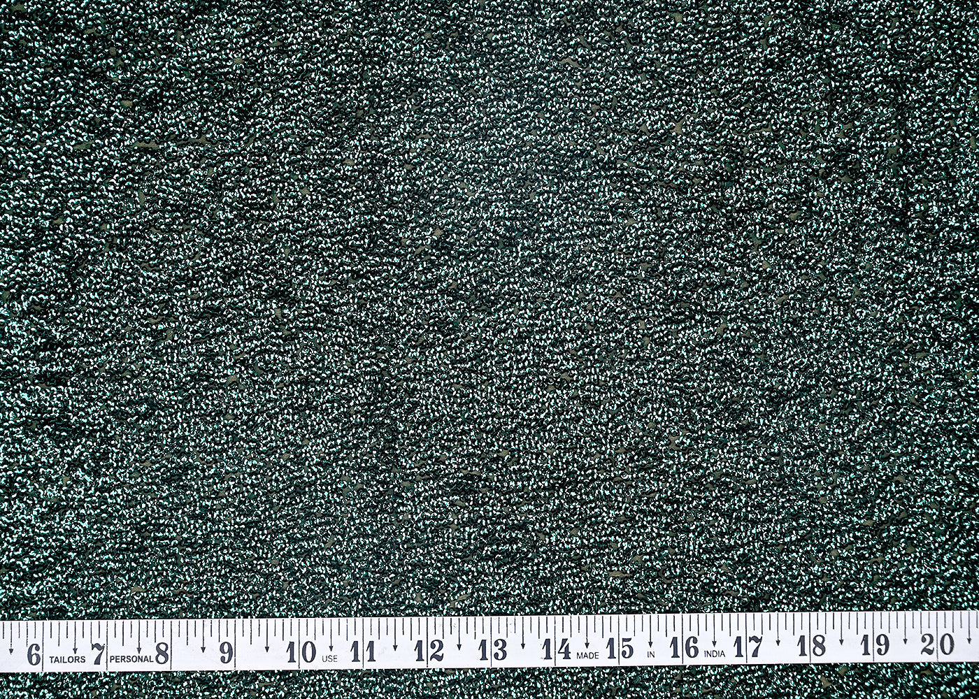 (Pre-Cut-1-MTR)-Bottle-Green-Georgette-Fabric-With-All-Over-Sequins-Work-18872-measurement-view