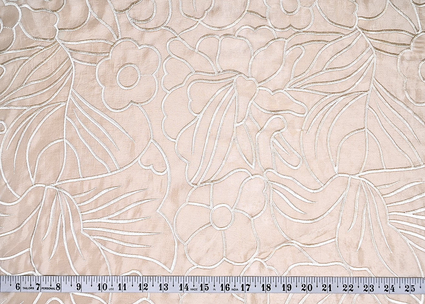 (Pre-Cut-1-MTR)-White-Organza-Fabric-With-All-Over-Thread-Work-18953-measurement-view