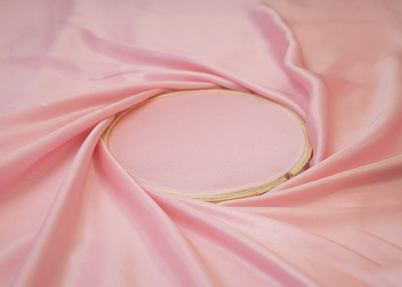 Light pink coloured shimmer georgette - Paras Gallery Fabrics