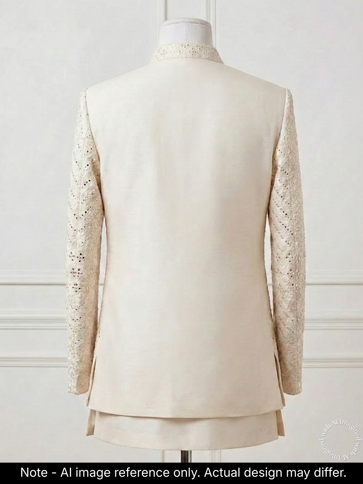 The Virasat - Unstitched White Regal Menswear Fabric 20124