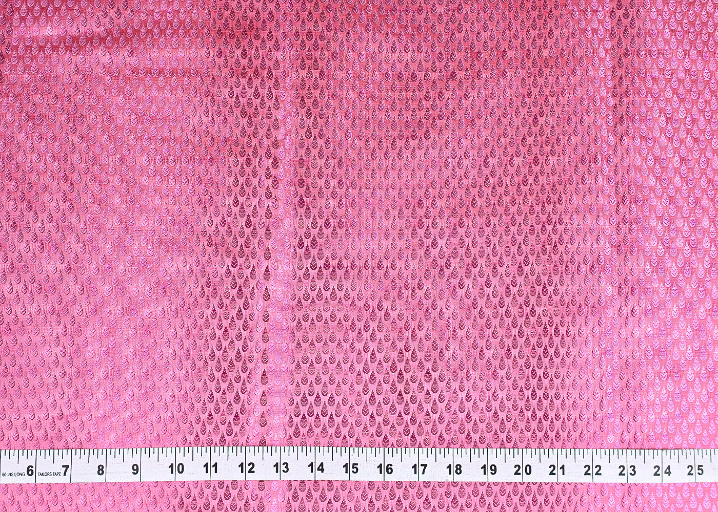 Pink-Banarasi-Brocade-Fabric-With-All-Over-Pink-Zari-Handloom-20133-measurement-view