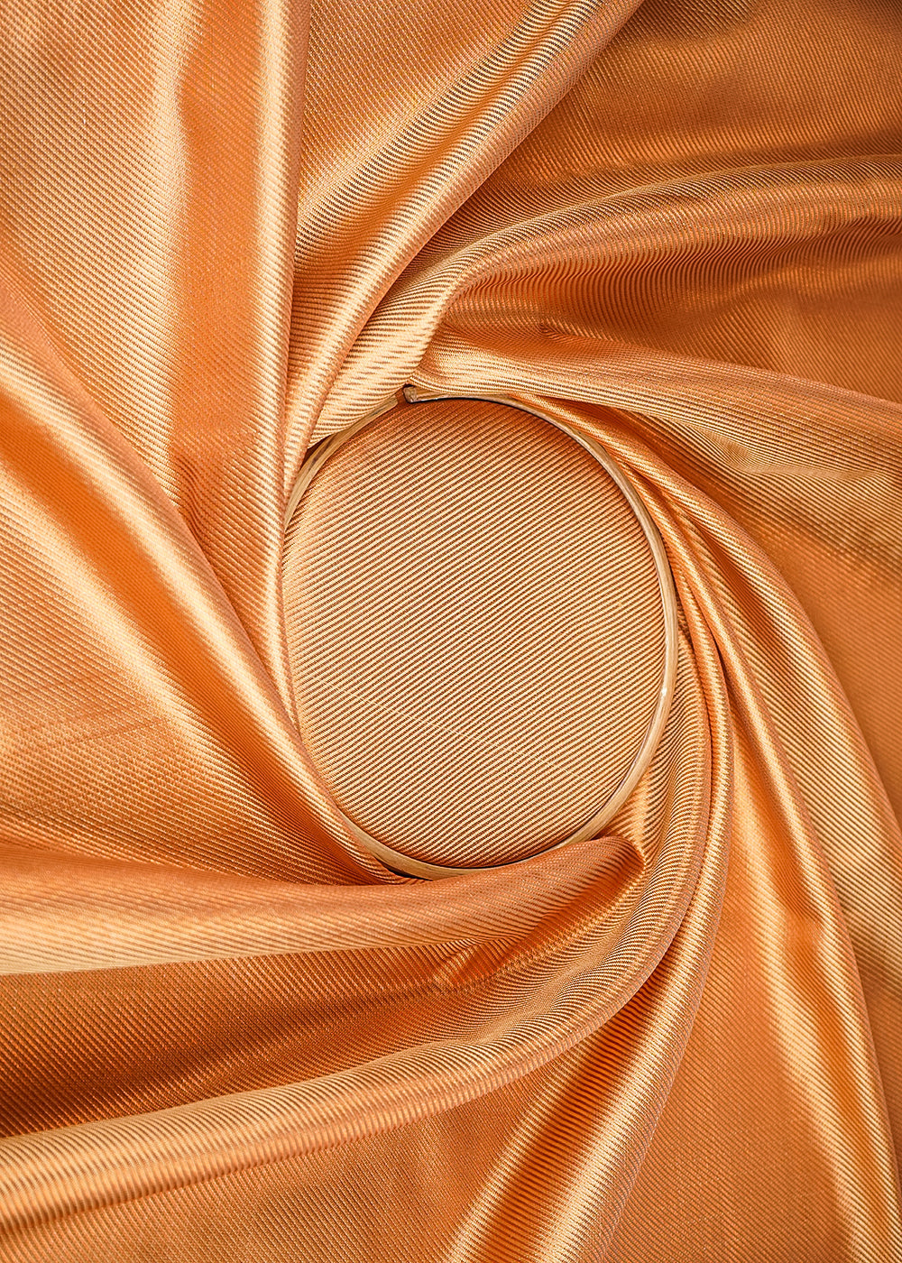Cream-Banarasi-Brocade-Fabric-With-All-Over-Coper-Zari-Handloom-20137-close-view