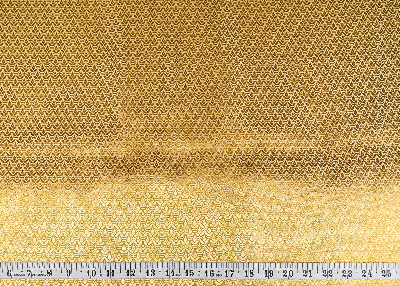 Golden-Banarasi-Brocade-Fabric-With-All-Over-Golden-Zari-Handloom-20153-measurement-view