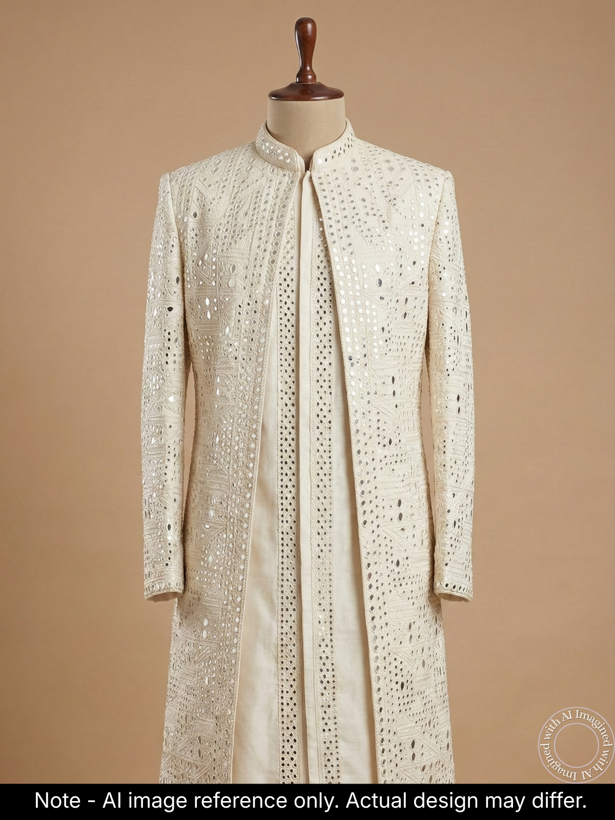 The Virasat – Unstitched White Regal Menswear Fabric 20200