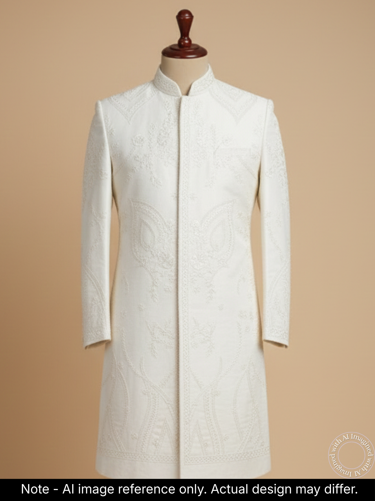 The Virasat – Unstitched White Regal Menswear Fabric 20209