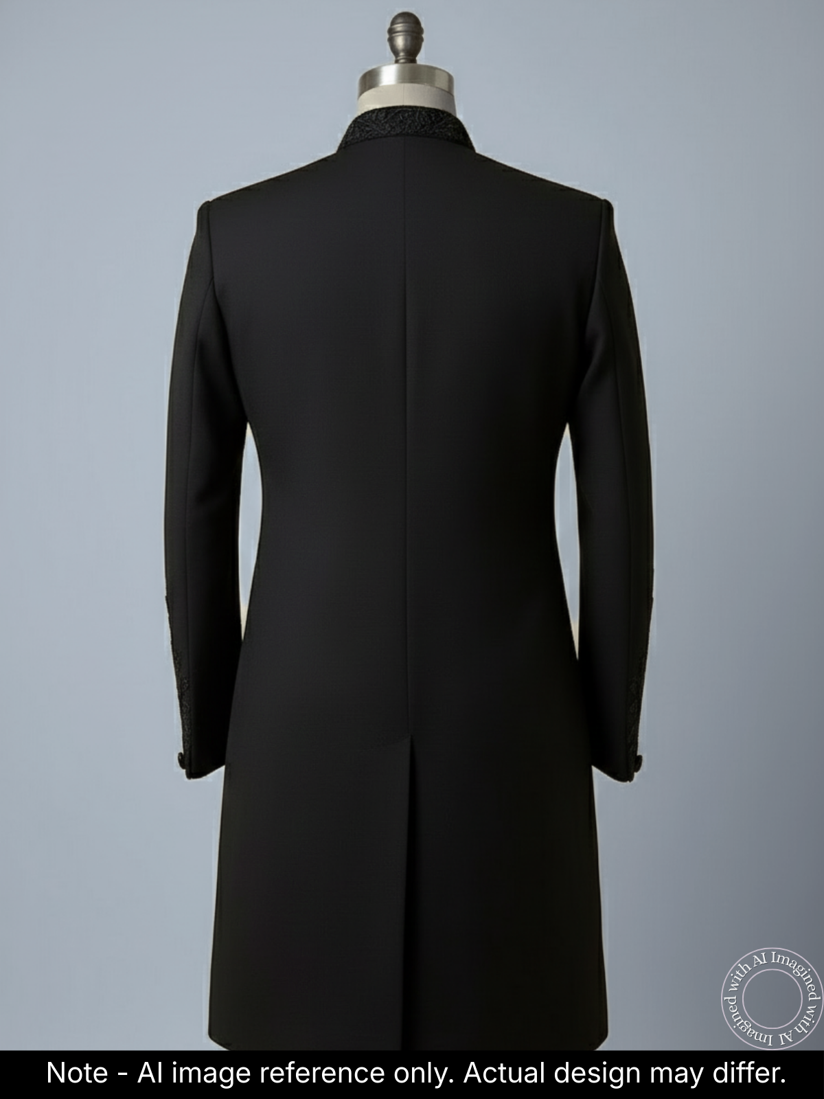 The Virasat – Unstitched Black Regal Menswear Fabric 20211