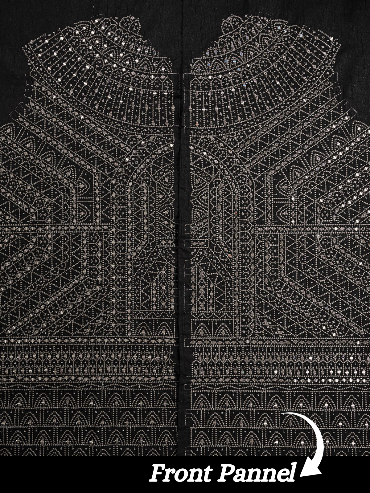 the-riwaayat-a-unstitched-black-jodhpuri-jacket-fabric-for-men-20212-front-panel