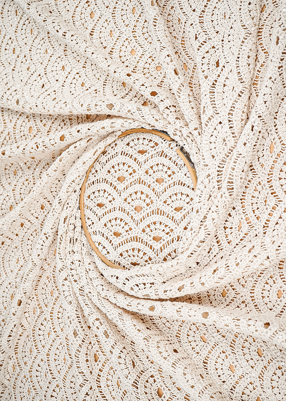 Off-White-Crochet-Fabric-With-Abstract-Pattern-Of-Thread-20217-close-view