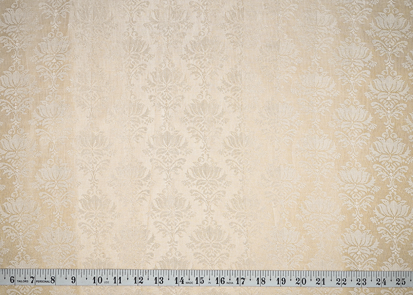 White Tissue Fabric With All Over Thread Handloom 20348