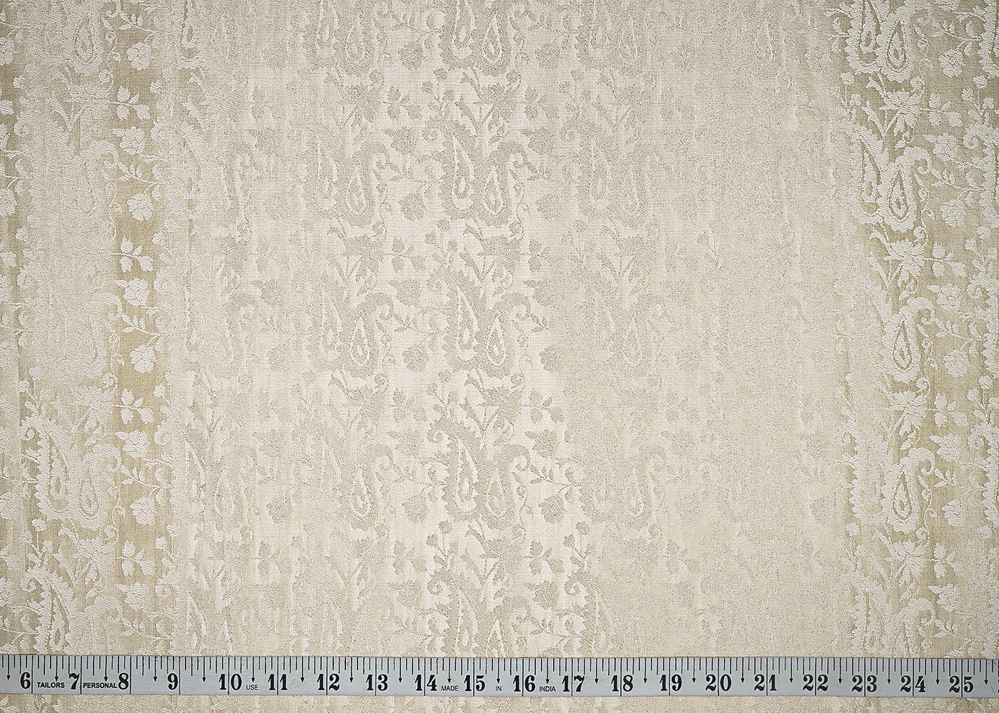 White Tissue Fabric With All Over Thread Handloom 20350