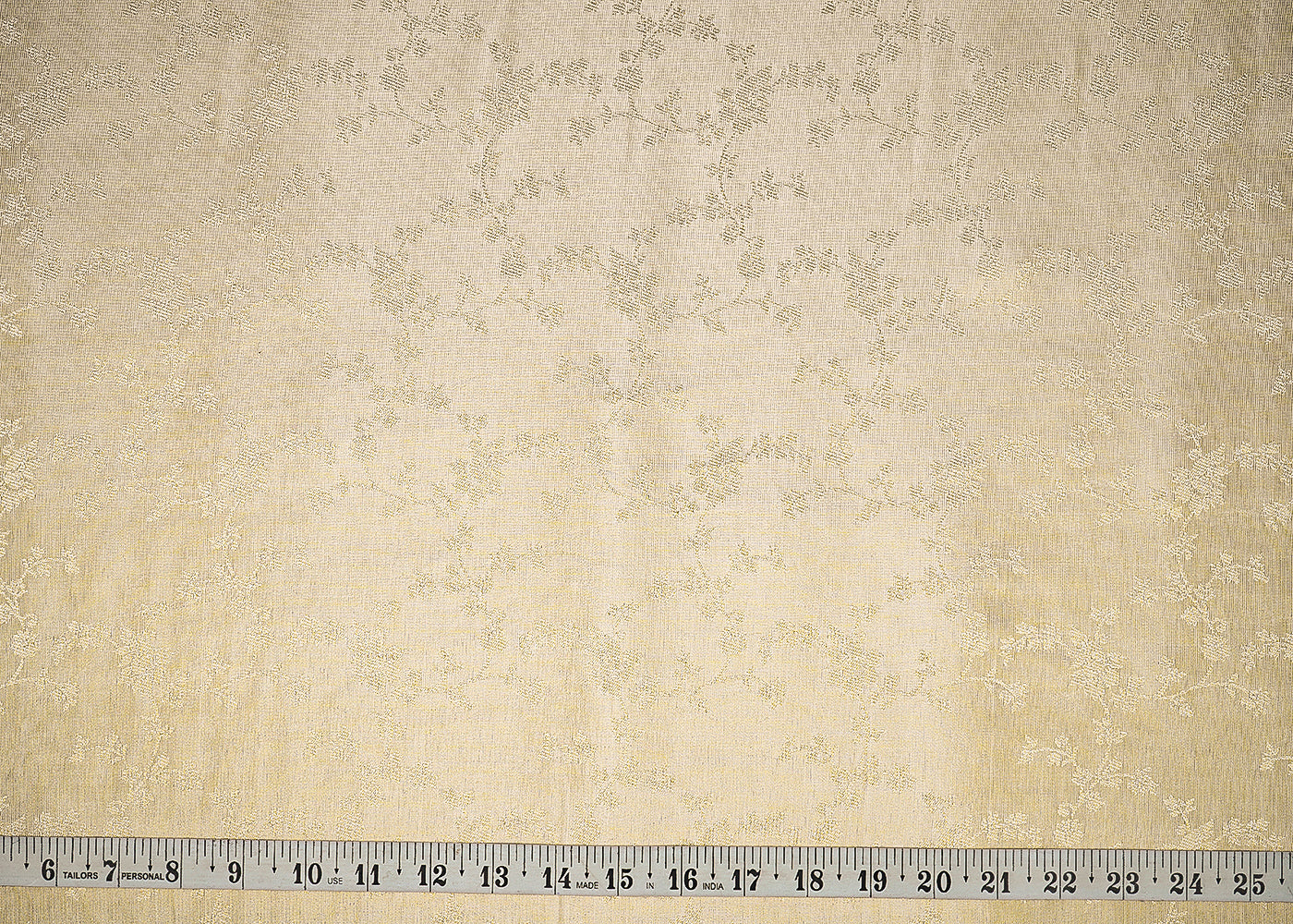 Light-Golden-Tissue-Fabric-With-All-Over-Self-Work-20351-measurement-view
