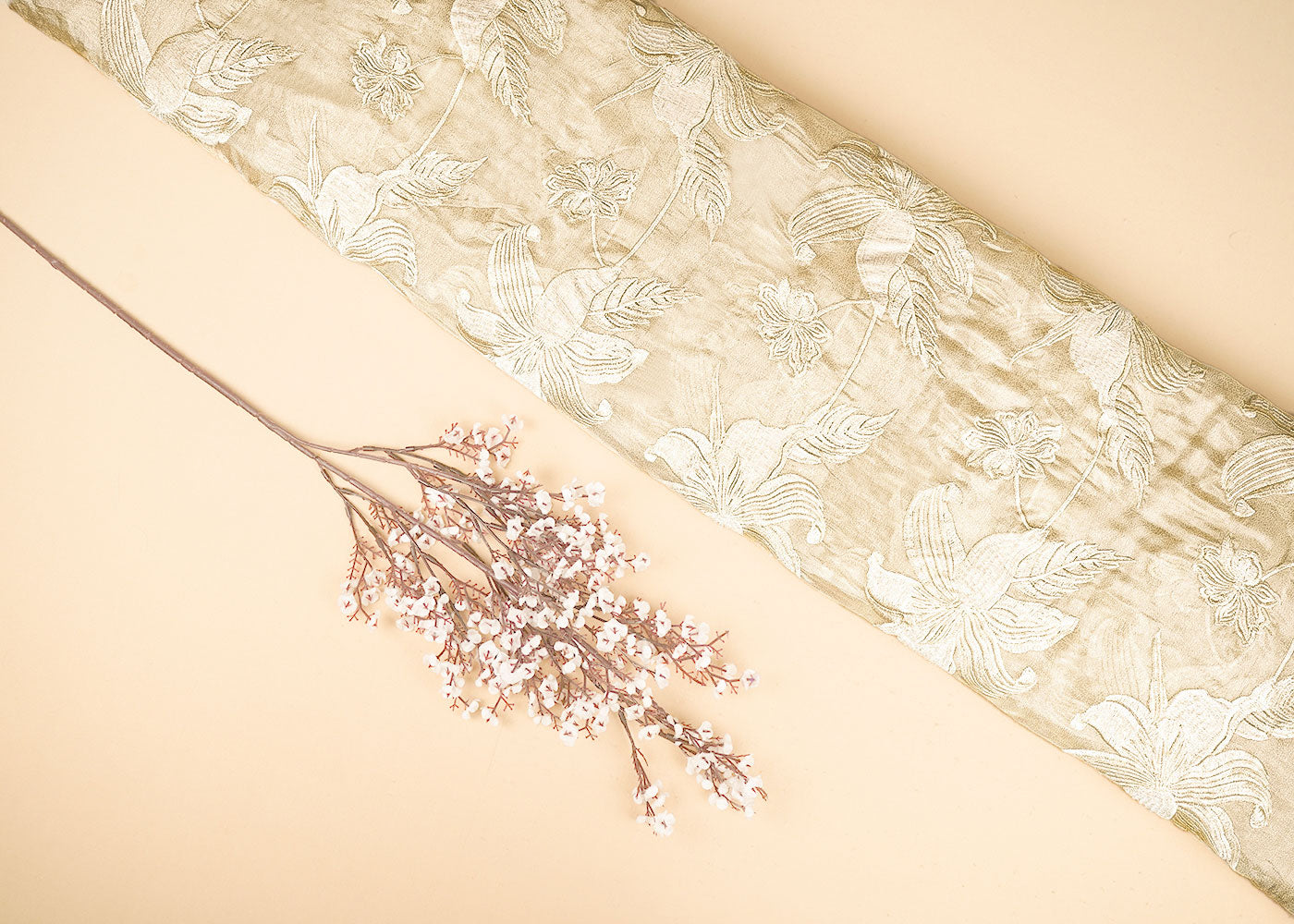 Off-White-Tissue-Fabric-With-All-Over-Thread-Work-20684