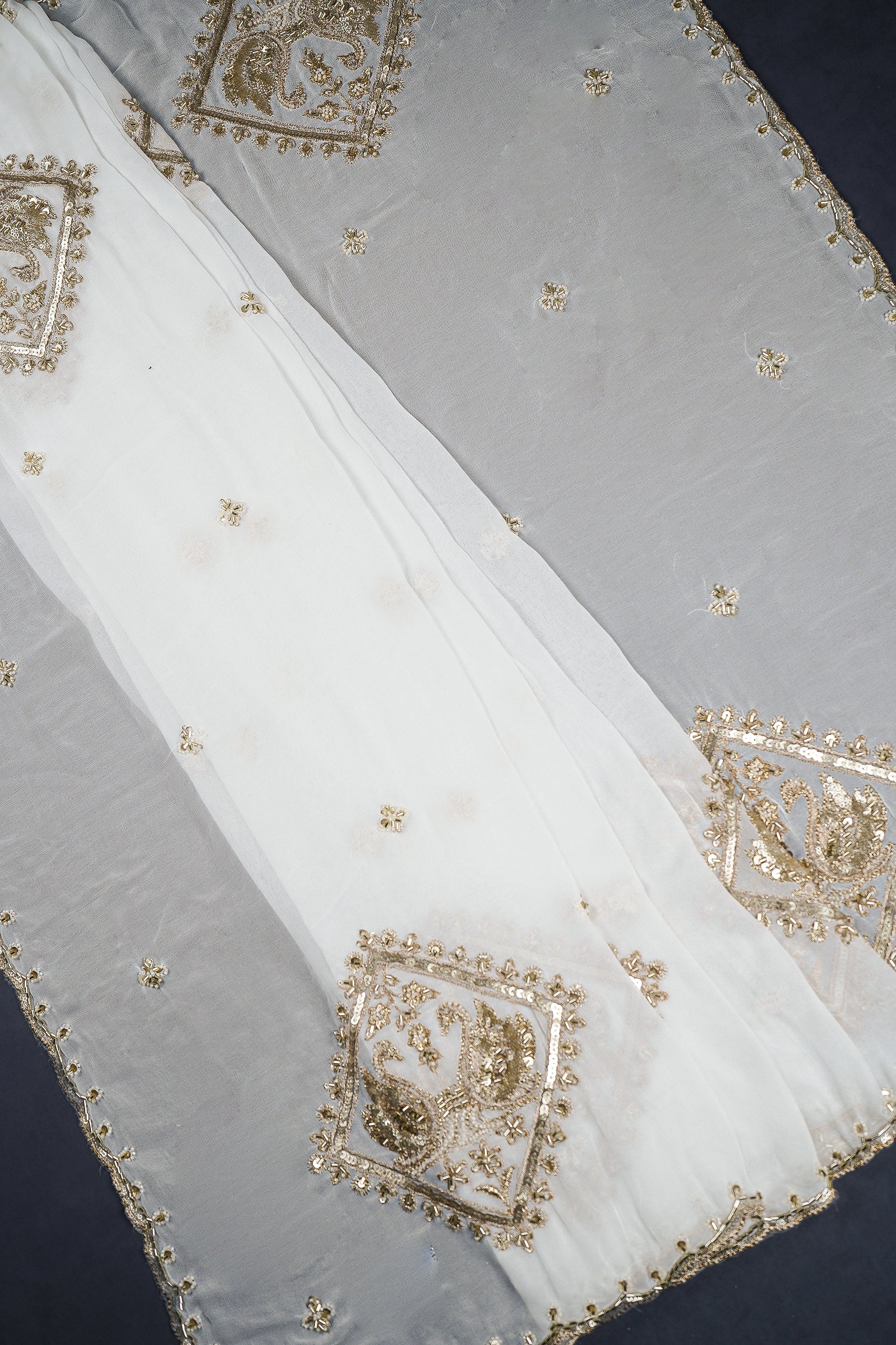 white-georgette-dupatta-with-all-over-katdana-bead-zari-and-sequins-with-borders-20706-pleats-view