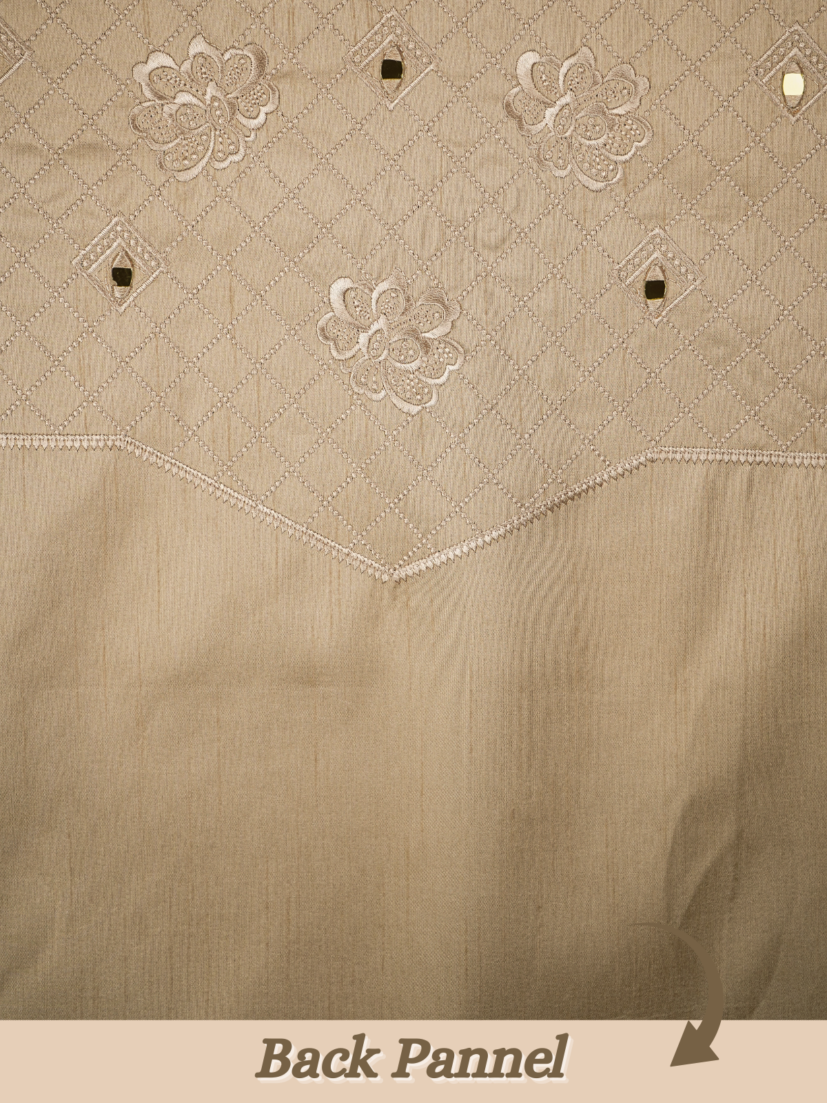The Riwaayat - Unstitched Chiku Jodhpuri Jacket Fabric for Men 20716