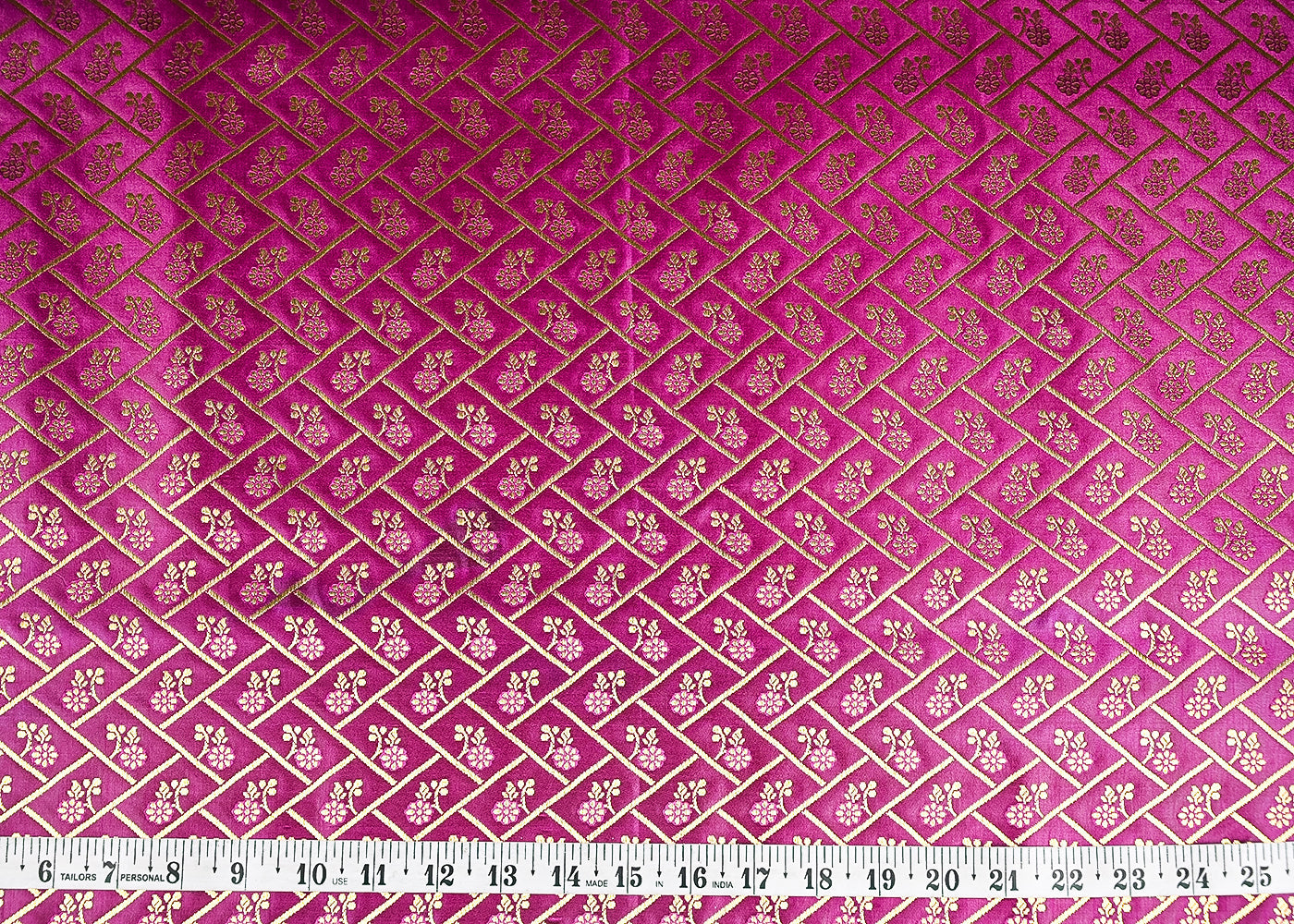 Purple-Banarasi-Brocade-Fabric-With-All-Over-Golden-Zari-Handloom-20839-measurement-view