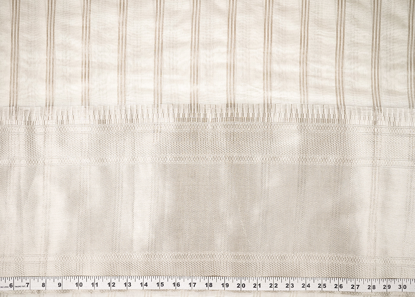 Off-White-Dyeable-Chanderi-Fabric-With-All-Over-Zari-Handloom-20871-measurement-view
