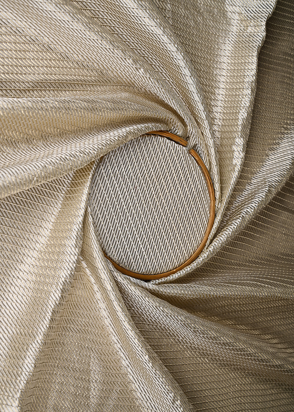 Off-White-Banarasi-Silk-Fabric-With-All-Over-Golden-Zari-Handloom-20959-close-view